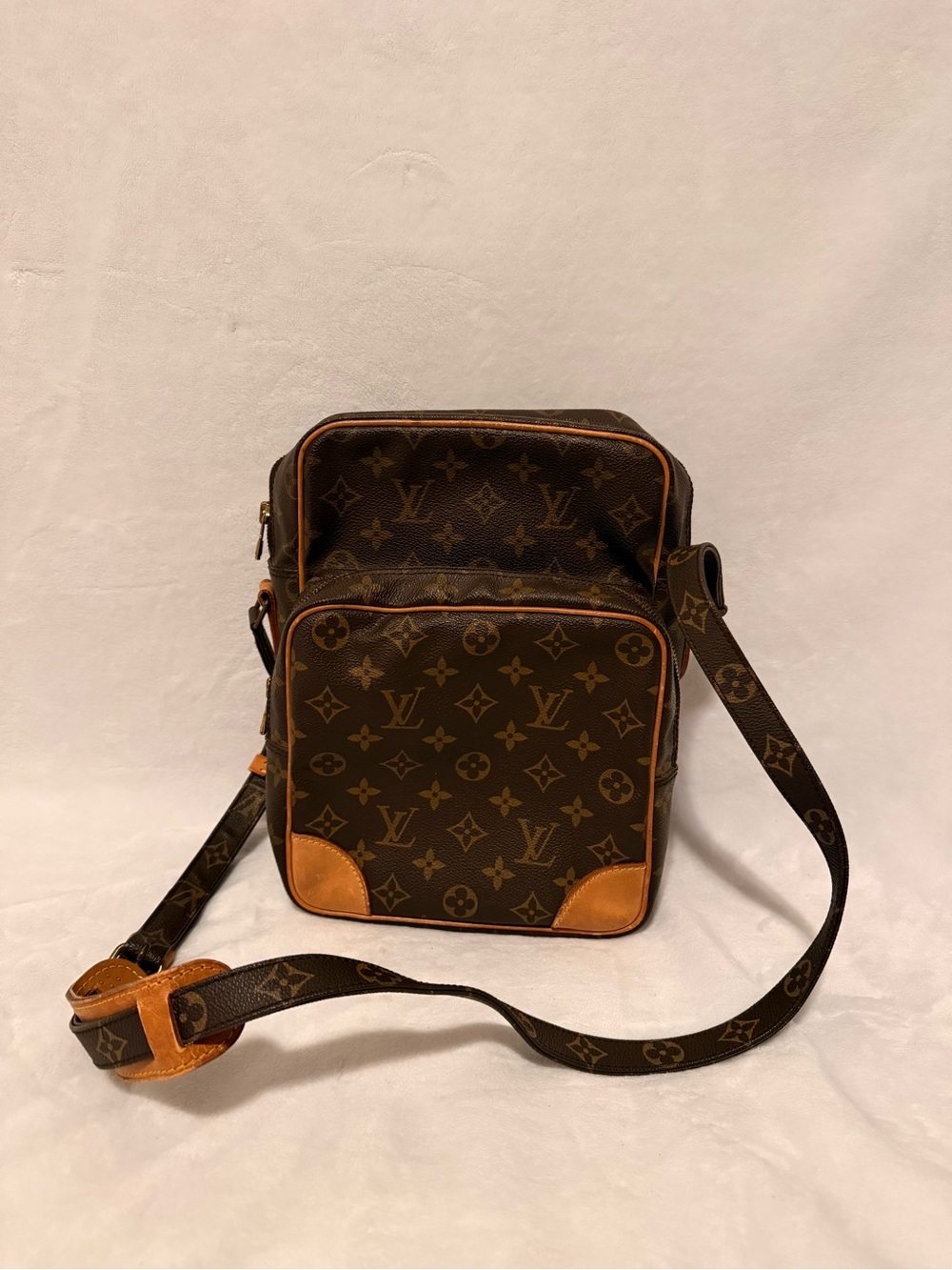 Louis Vuitton Amazone Shoulder Bag GM Brown Canvas 881 TH